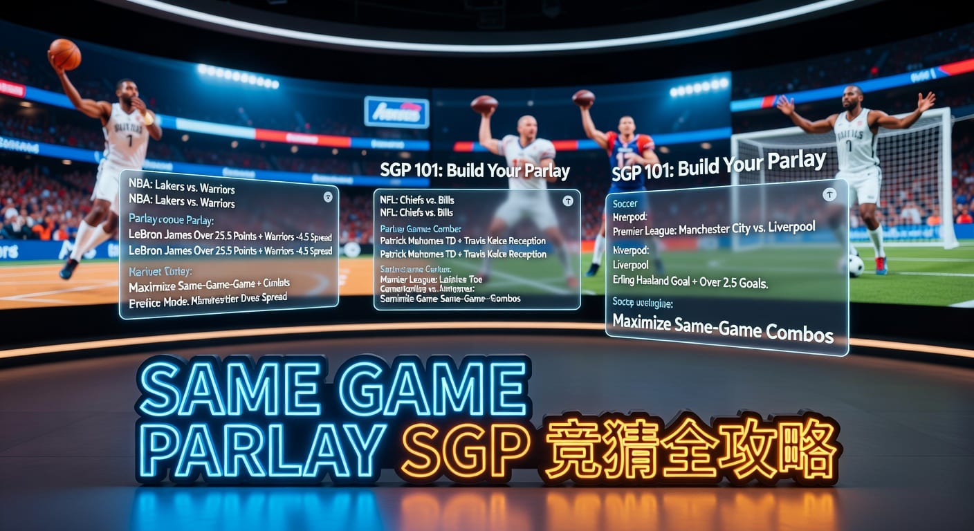 same game parlay SGP实战指南：组合投注逻辑与投注技巧
